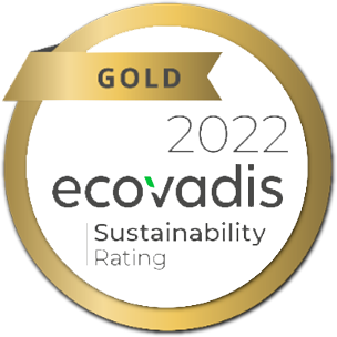 Awarded the EcoVadis 'Gold Medal' in 2022.